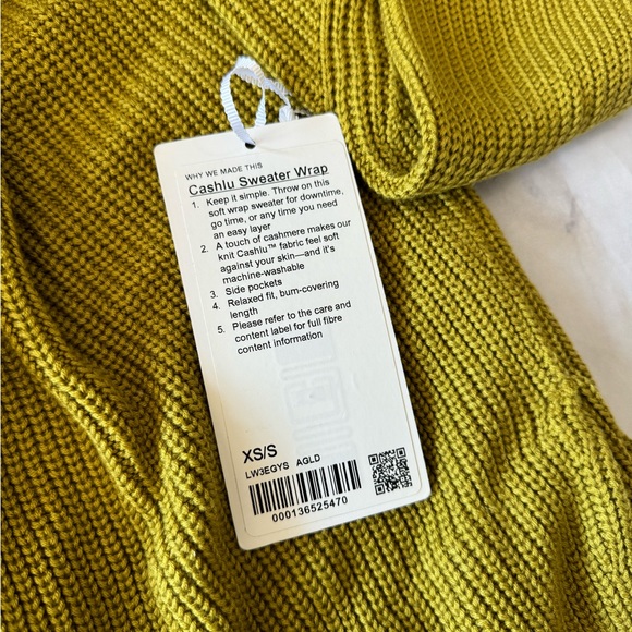 SOLD❤️🔥LULULEMON cashlu sweater wrap cardigan ✨ - Picture 12 of 16